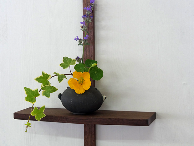 かべかけ棚（ブラックウォールナット）