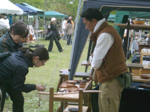 過去の益子陶器市での出店の様子